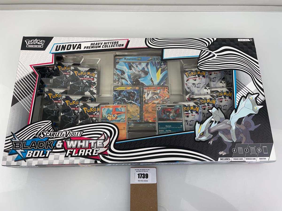 Lot 1739 - Pokémon TCG: Scarlet & Violet - Black Bolt &...
