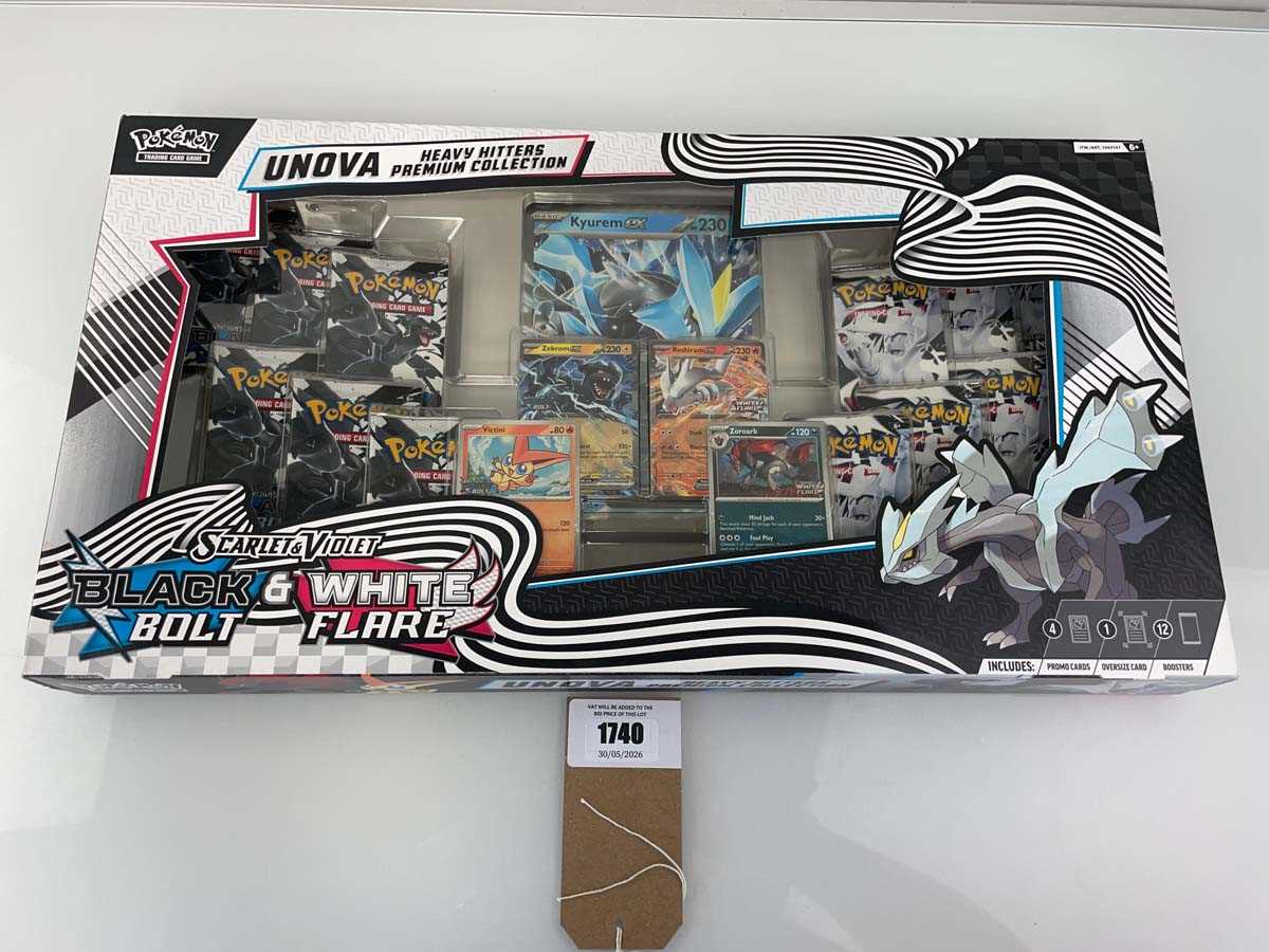 Lot 1740 - Pokémon TCG: Scarlet & Violet - Black Bolt &...