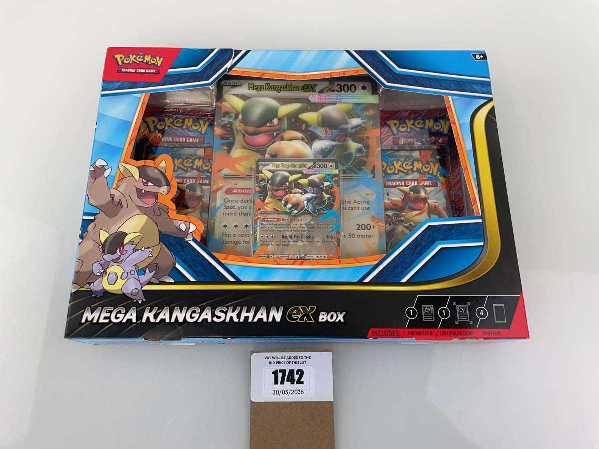 Lot 1742 - Pokémon TCG: Mega Kangaskhan EX Box