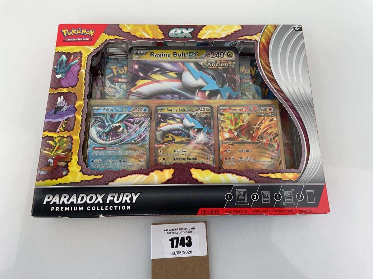 Lot 1743 - Pokémon TCG: Paradox Fury Premium Collection Box