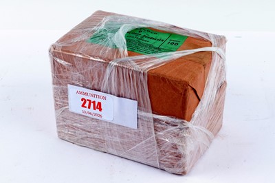 Lot 2714 - (S1) 100 x 9x56mm 245gr rifle cartridges, boxed