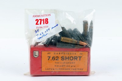 Lot 2718 - (S1) 35 x 7.62x39mm rifle cartridges, boxed...