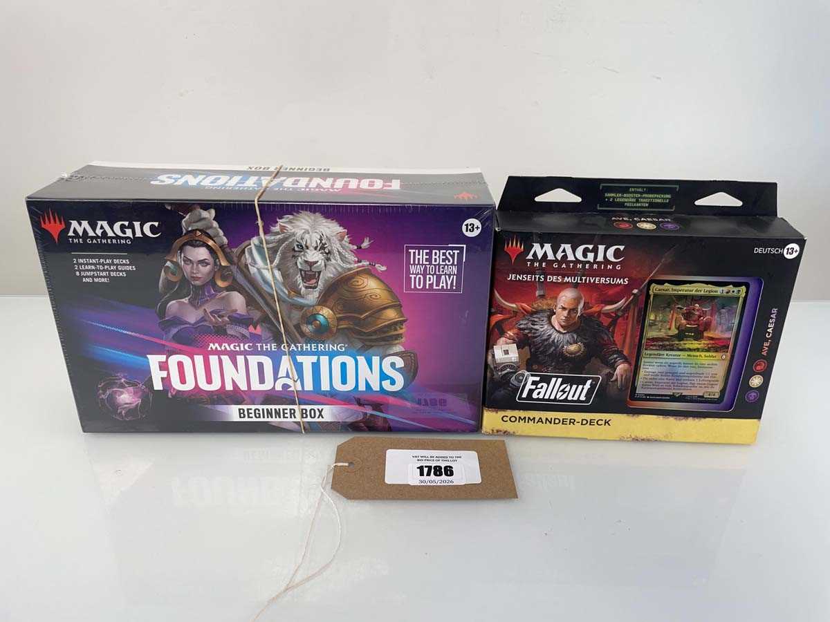 Lot 1786 - Magic the Gathering: Foundations Beginner Box...