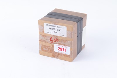Lot 2971 - 820 x .38/.357 140gr heads by GM for reloading
