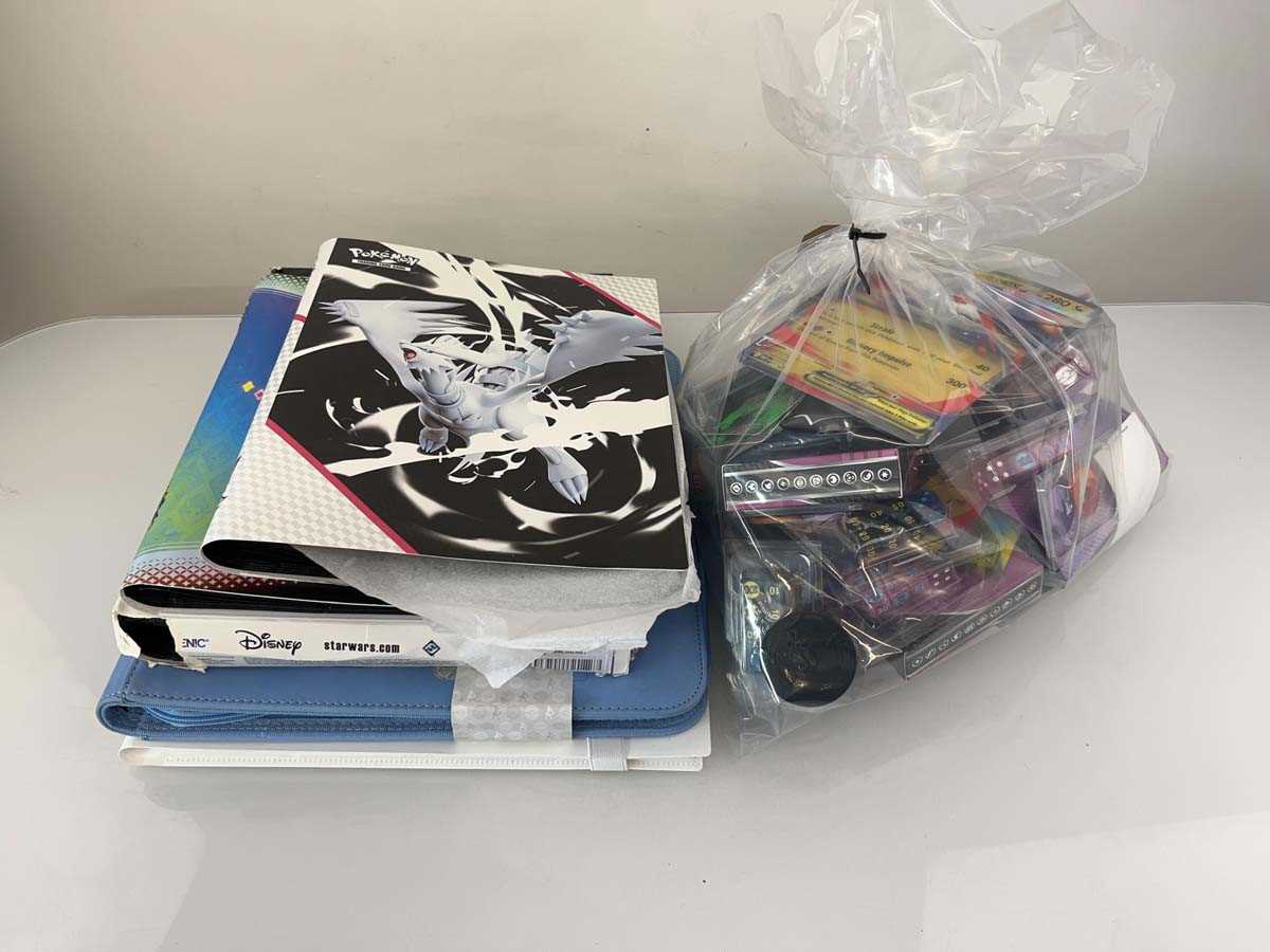 Lot 1787 - Quantity of empty binders and a bag of...