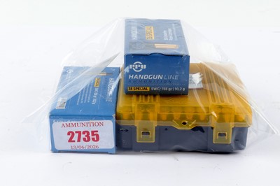 Lot 2735 - (S1) 133 x .38 Spl. cartridges (130 x PPU...