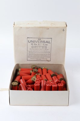 Lot 2132 - (S2) 58 x 12 bore 'Universal' cartridges,...