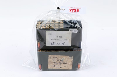 Lot 2738 - (S1) 80 x assorted .308 / 7.62mm rifle...