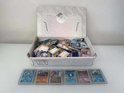 Lot 1436 - Box containing loose Pokémon cards from...