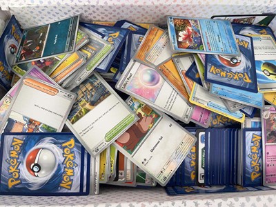 Lot 1436 - Box containing loose Pokémon cards from...
