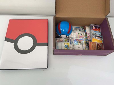 Lot 1437 - Binder of Pokémon cards from various sets...