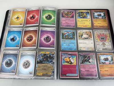 Lot 1437 - Binder of Pokémon cards from various sets...