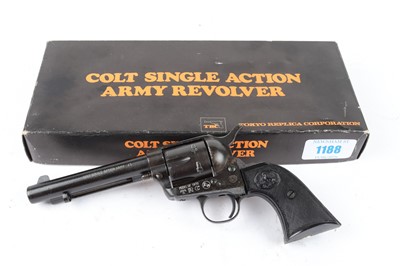 Lot 1188 - (S37) Colt Single Action Army replica revolver...