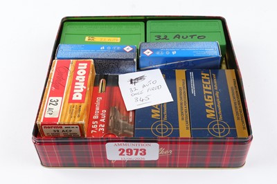 Lot 2973 - 445 x assorted .32 Auto once-fired cases