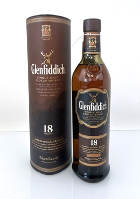 Lot 4 - A bottle of Glenfiddich 18 year old Married in...
