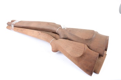 Lot 1546 - Five rifle stock blanks