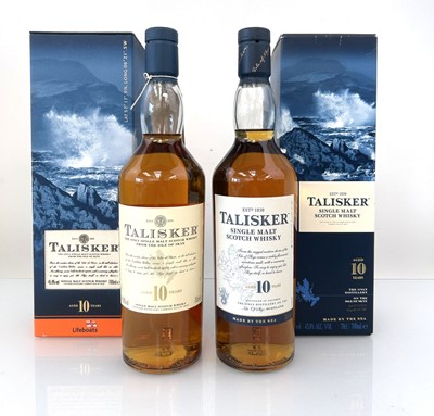 Lot 7 - 2 bottles of Talisker 10 year old Single Malt...