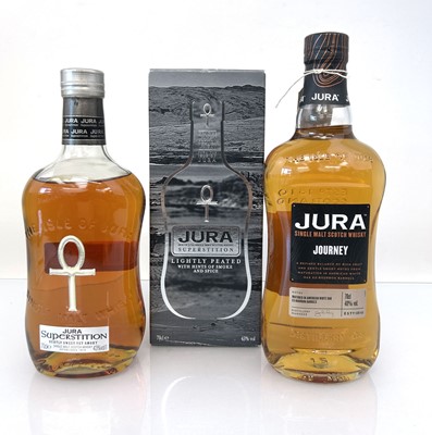 Lot 8 - 2 bottles of Jura Single Malt Scotch Whisky,...