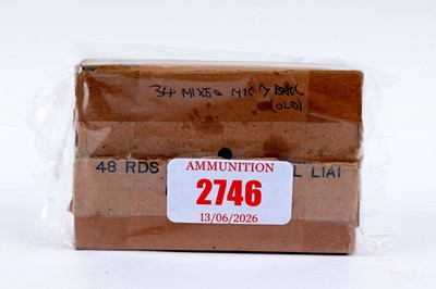 Lot 2746 - (S1) 34 x .303 MK7 ball rifle cartridges loose