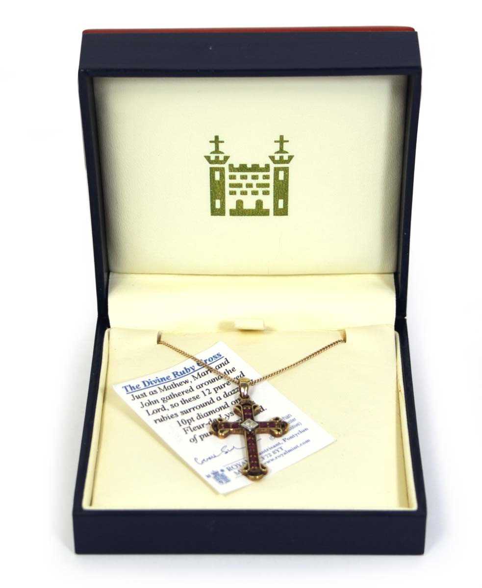 Lot 704 - A Royal Mint 9ct yellow gold 'Divine Ruby...