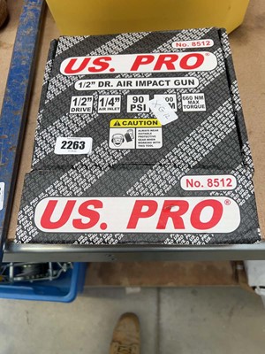 Lot 2263 - Boxed US-Pro 1/2 air impact gun