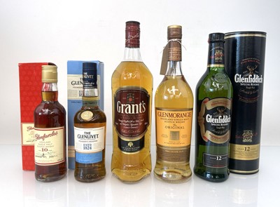 Lot 14 - 5 various bottles of Scotch Whisky, 1x...