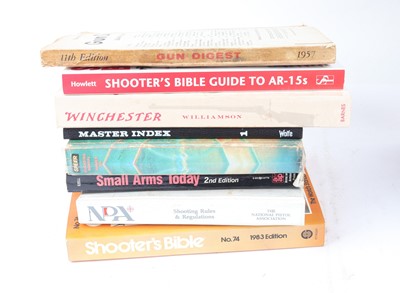 Lot 1376 - Box of books on guns and shooting