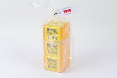 Lot 2980 - 300 x Berger Long Range BT Target 210gr Match...