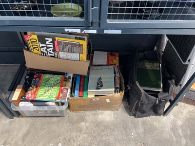 Lot 1478 - 3 boxes and 1 bag of various books