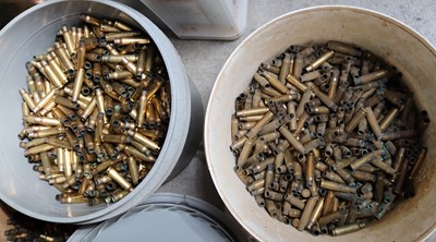 Lot 2989 - Two tubs of Lapua .308 Win once-fired brass cases