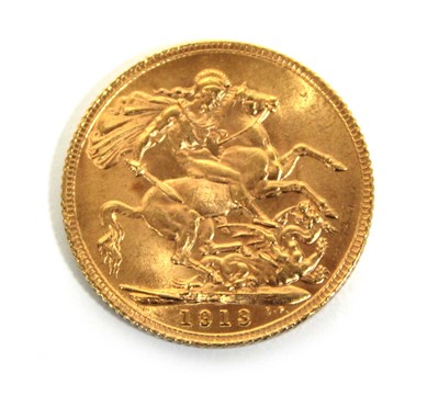 Lot 411 - A sovereign dated 1913