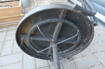 Lot Metal framed Engineer's swivel chair