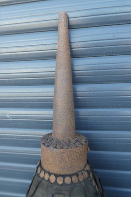 Lot Large Oversized Black Smith's Forge Bellow