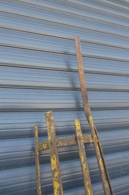 Lot Victorian Wrought Iron tree guard