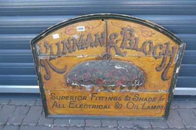 Lot Wooden decorative " KLINMAN & BLOCH" lamp...