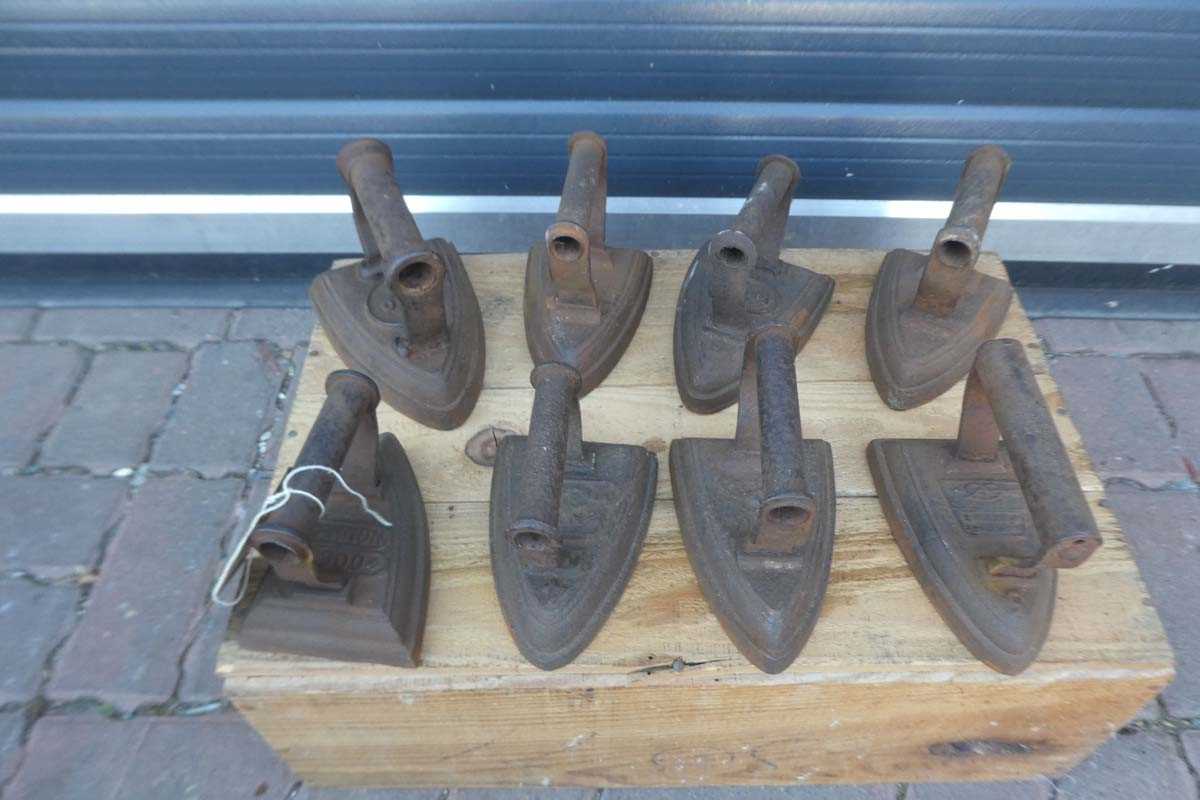 Lot 7 Various sized Flat Irons