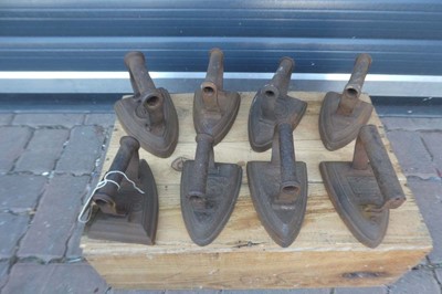 Lot 7 Various sized Flat Irons