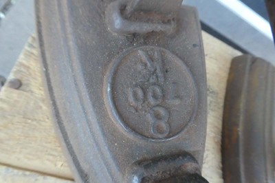 Lot 7 Various sized Flat Irons
