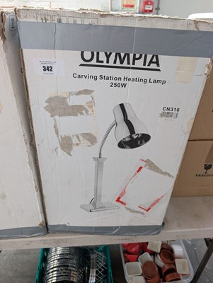 Lot 342 - 4 Olympia carving station heat lamps