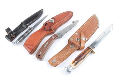 Lot 94 - Three knives: Western Boulder Co. USA, 3 ins...