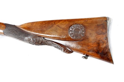 Lot 340 - (S58) A Fine .400 Swiss Percussion Park Rifle...
