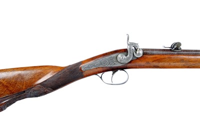 Lot 340 - (S58) A Fine .400 Swiss Percussion Park Rifle...