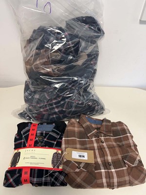 Lot 1974 - Approx. 10 men's Jachs NY thermal and flannel...