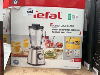 Lot 3059 - Tefal Blendforce glass blender