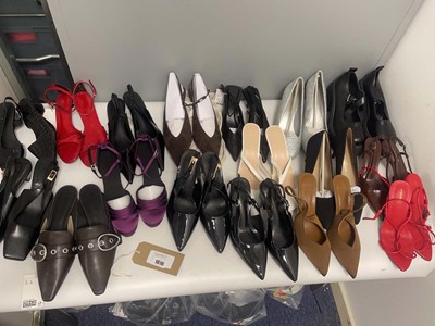 Lot 1616 - 17x Pairs of high heels in various styles to...