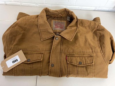 Lot 1986 - Levi's Strauss canvas jacket in brown size XXL