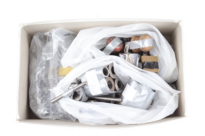 Lot 2993 - Box with .577 bullet molds and dies, .577...