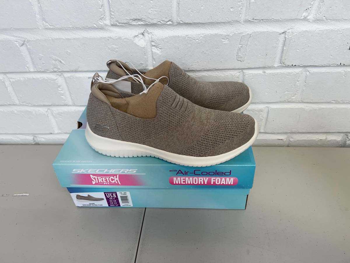 Lot Boxed pair of Skechers ultra flex memory foam...