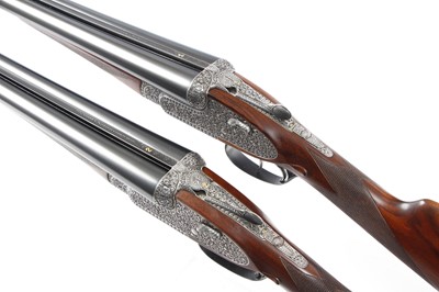 Lot 805 - (S2) An Exceptional Pair of 12 bore AYA No.1...
