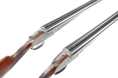 Lot 805 - (S2) An Exceptional Pair of 12 bore AYA No.1...
